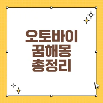 오토바이를 타는 꿈해몽: 속도와 불안, 도전의 의미 분석