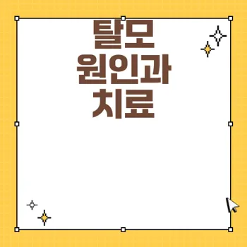 탈모 증상 및 원인과 최신 치료법 안내